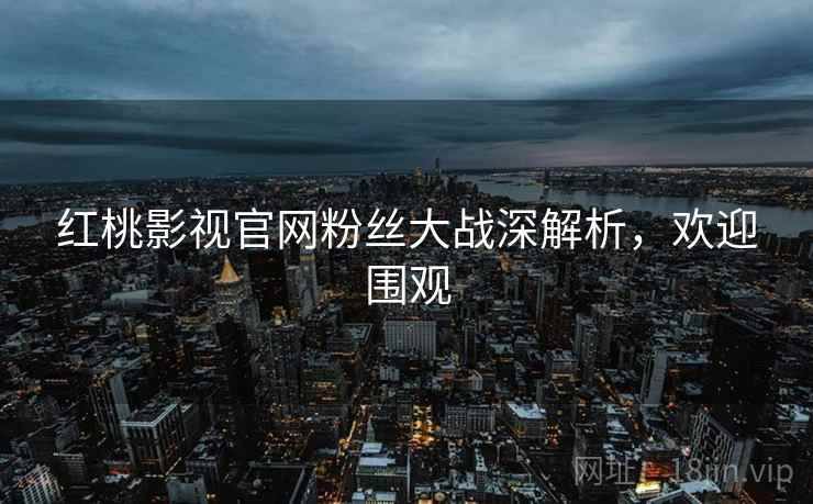 红桃影视官网粉丝大战深解析，欢迎围观