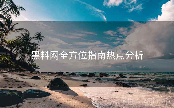 黑料网全方位指南热点分析