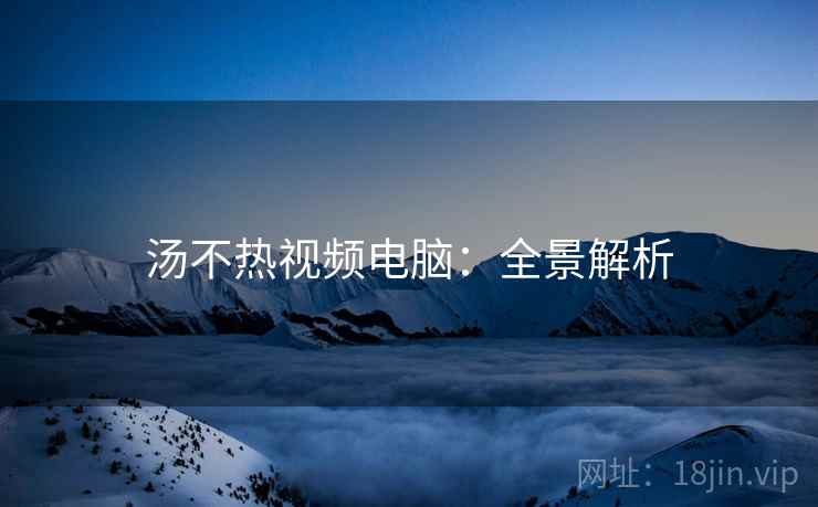 汤不热视频电脑：全景解析